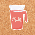 Art By Tiu - Milk Bag Sticker