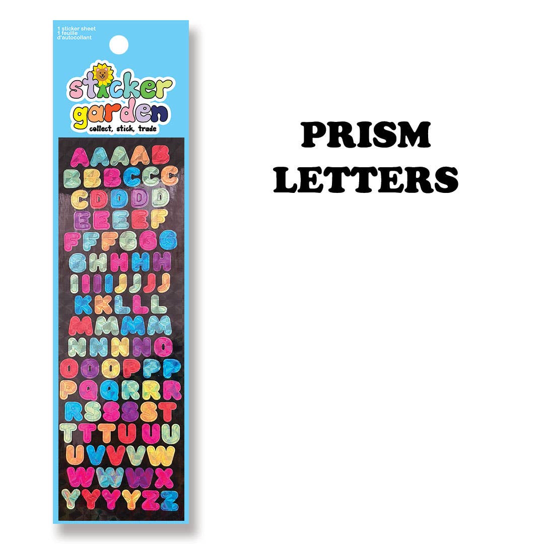 Prism Letter Stickers
