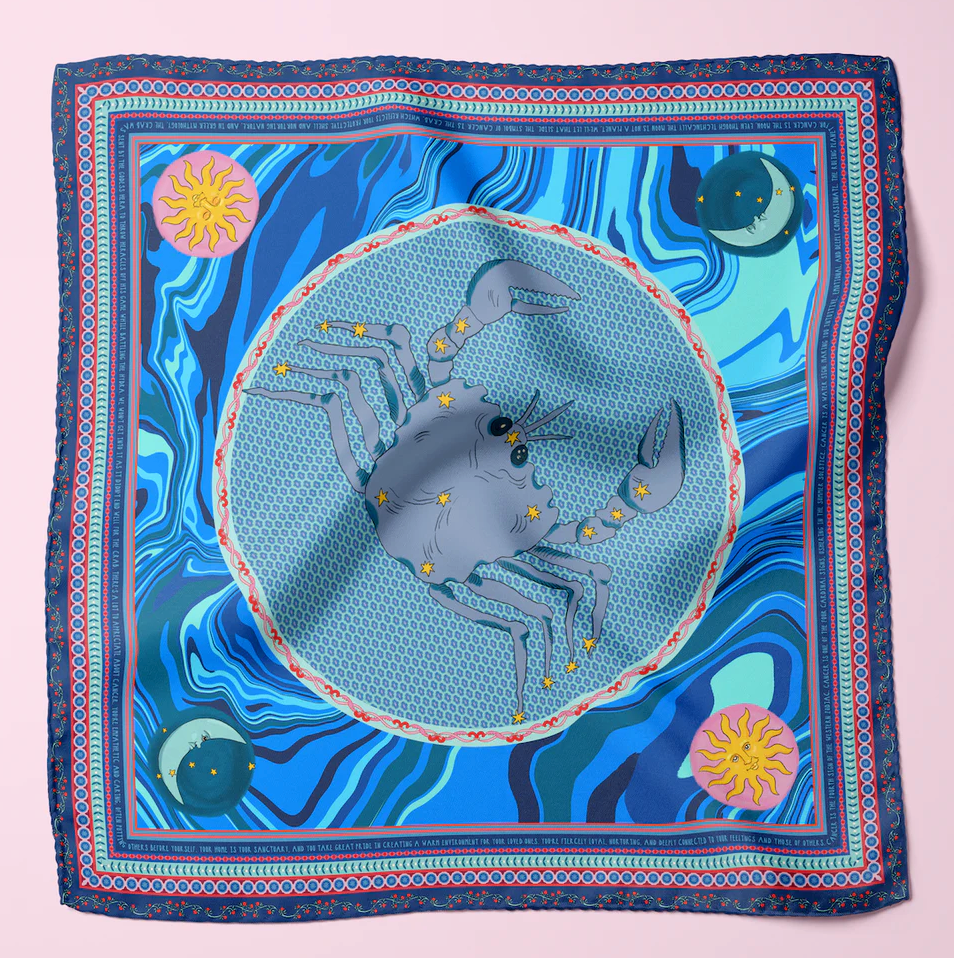 Cancer Silk Scarf