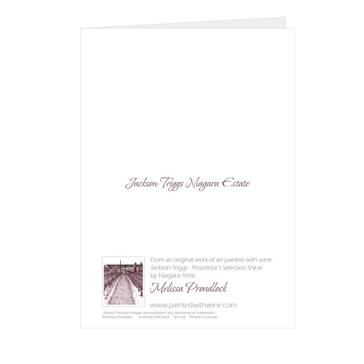 Jackson-Triggs Estate Winery Greeting Card