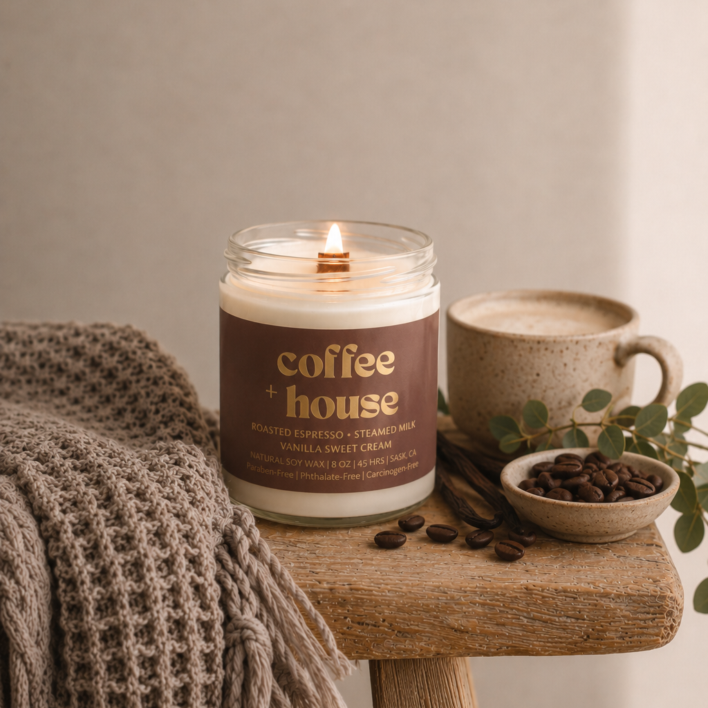 Coffee House Soy Wax Candle