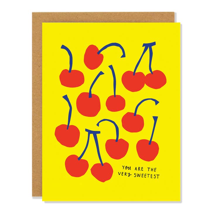 The Very Sweetest - Cherries - Greeting Card