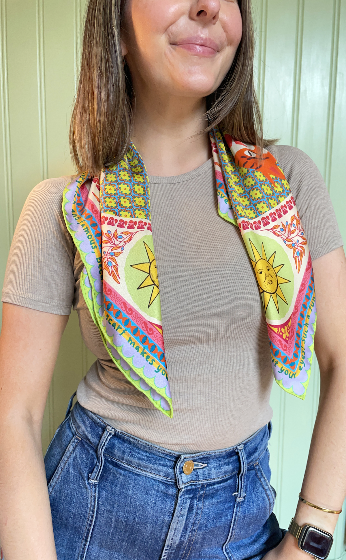 Terrific Tiger Silk Scarf