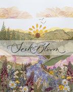Seek & Bloom Creative Co. - Wild Valley, Pressed Flower Art Print: 8x10