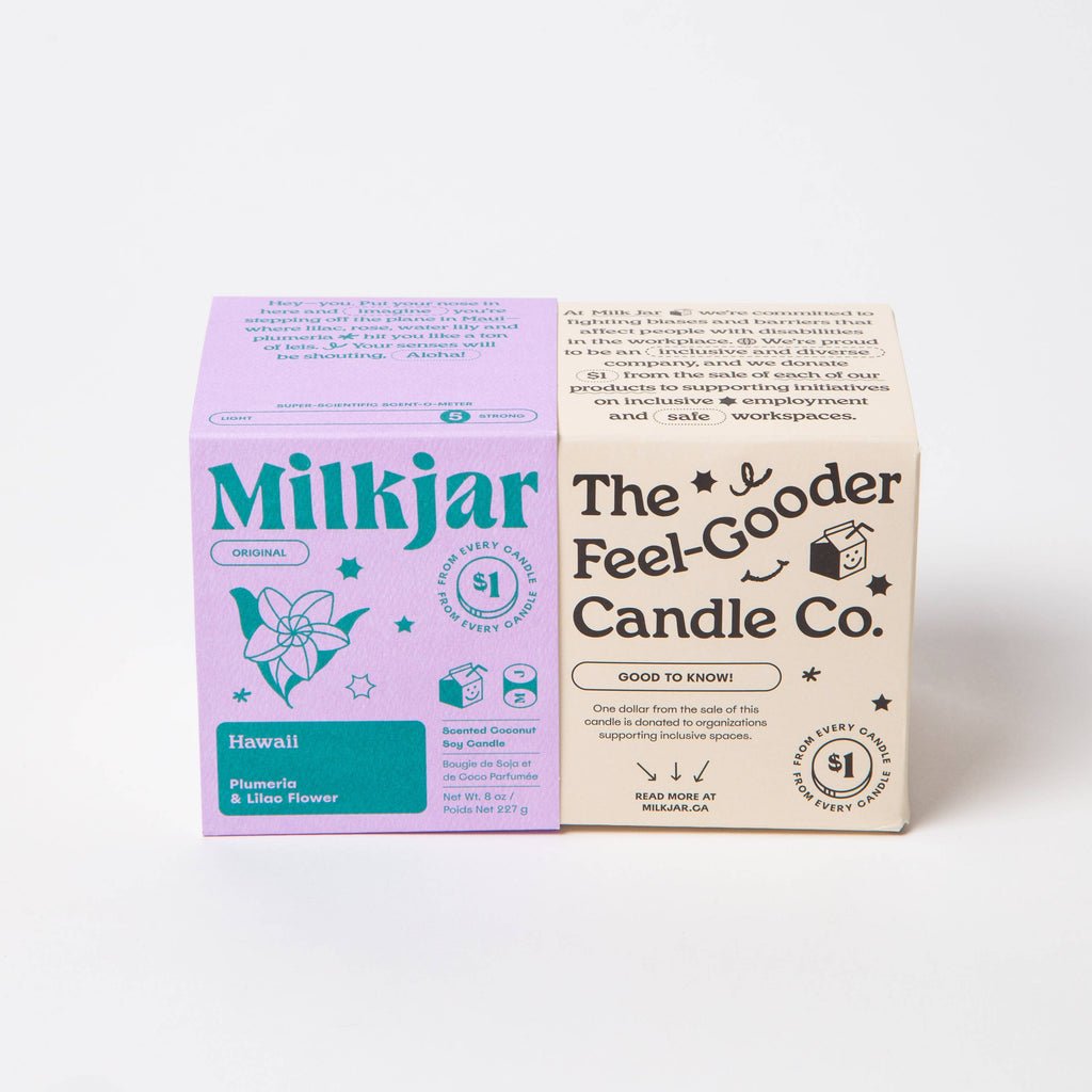 Hawaii - Plumeria & Lilac Coconut Soy Candle