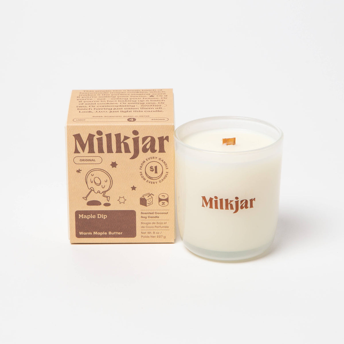 Maple Dip - Warm Maple Butter Coconut Soy Candle