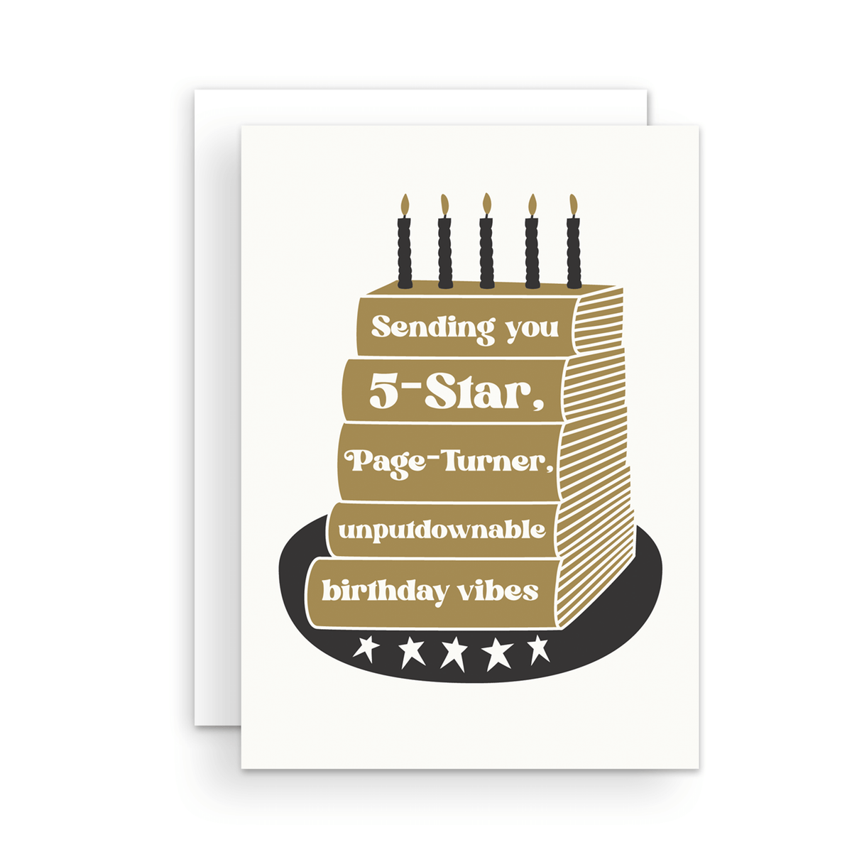 Sending You 5-Star Birthday Vibes Greeting Card