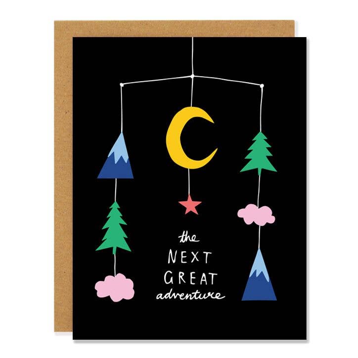 The Next Great Adventure - New Baby Card