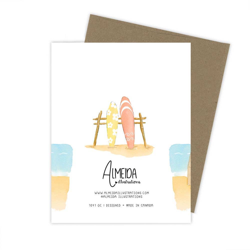 Paradise is With You Love Greeting Card