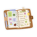 Simple Whimsy - Planner - Stationery Organizer Journal Vinyl Sticker