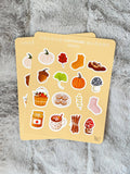 Le Petit Cashew - Cozy Autumn Planner and Journal Sticker Sheet