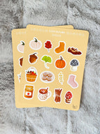 Le Petit Cashew - Cozy Autumn Planner and Journal Sticker Sheet