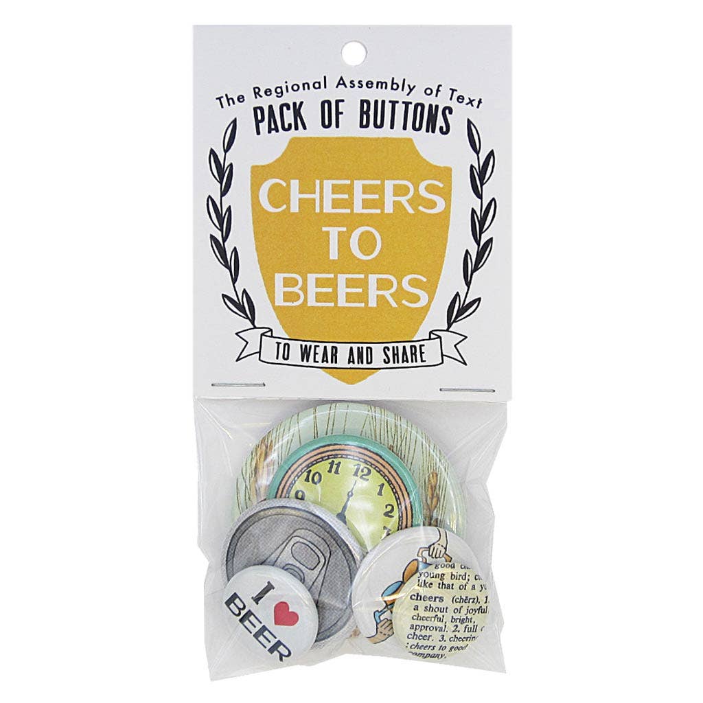 Beer Button Set