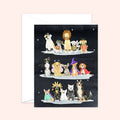 Almeida Illustrations - Spooky Pups Card: White