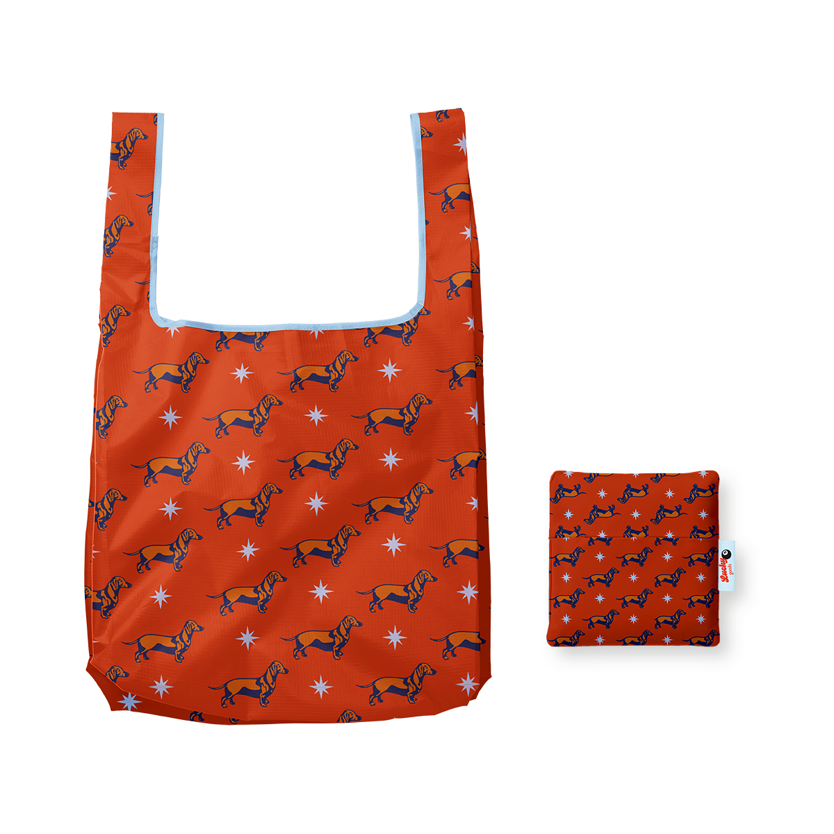 Lucky Goods Paper - Weenie Starburst Pattern Foldable Nylon Tote