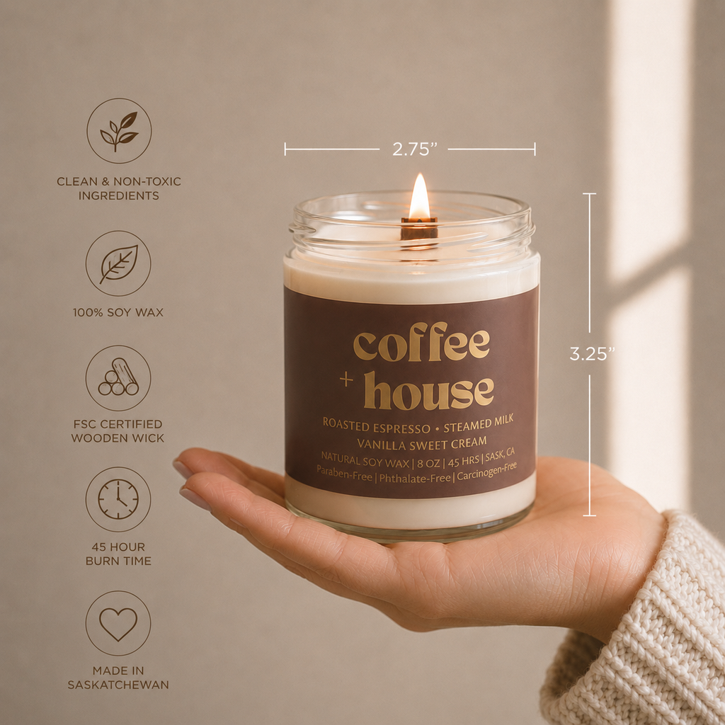 Coffee House Soy Wax Candle