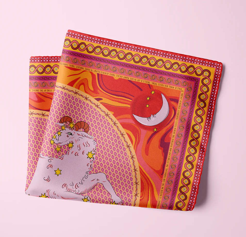 Aries Silk Scarf