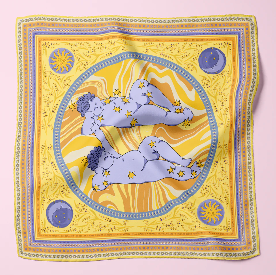 Gemini Silk Scarf