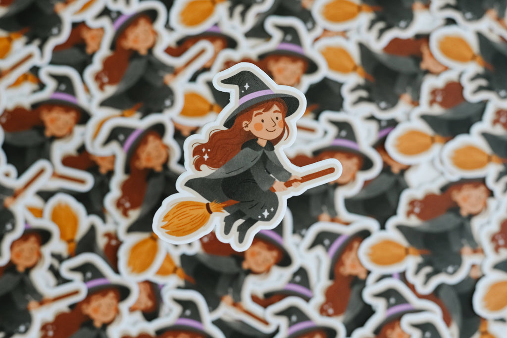 Cozy Witch Sticker