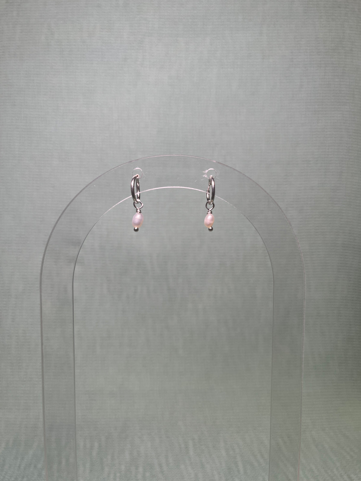 Sterling Silver Mini Pearl Sleepers