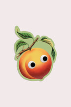 Googly Peach Sticker