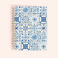 Azulejos Blue Tiles Spiral Notebook | 150 Lined Pages