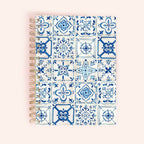 Azulejos Blue Tiles Spiral Notebook | 150 Lined Pages