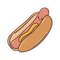 Hot Dog Sticker