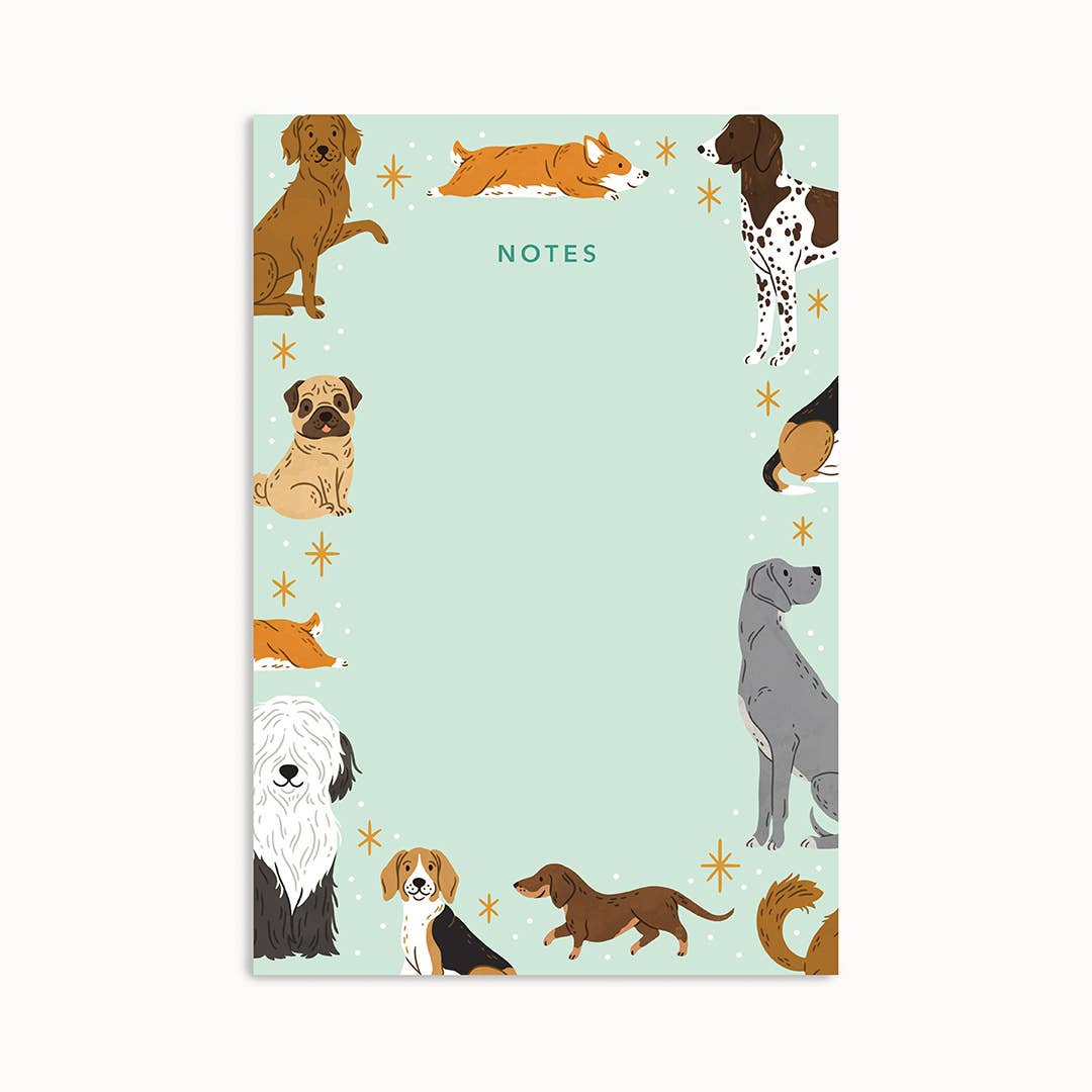 Dog Notes Notepad