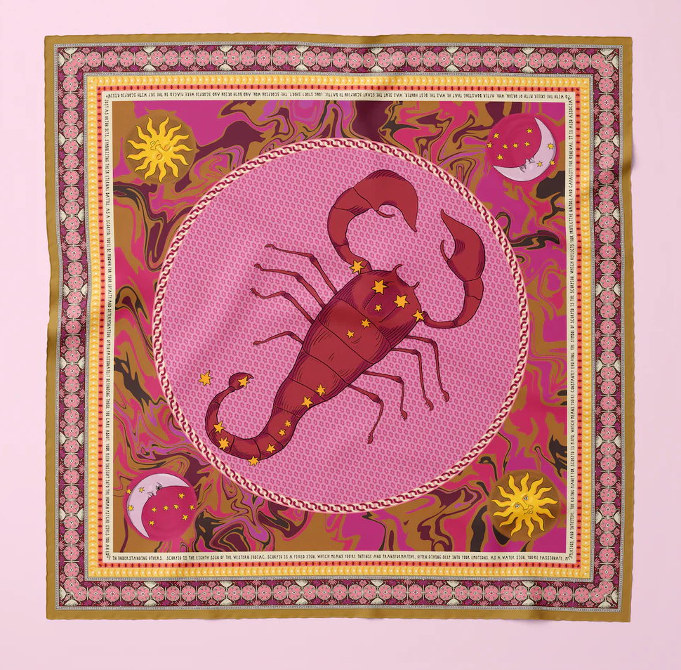 Scorpio Silk Scarf