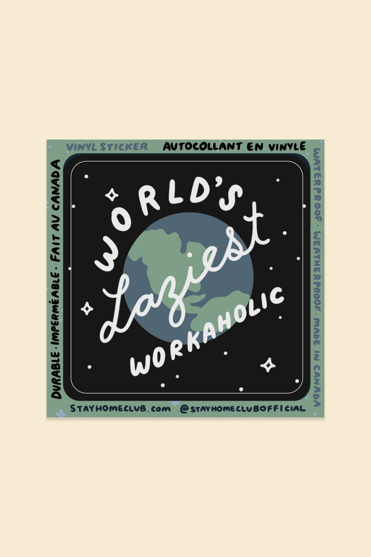 Workaholic Sticker