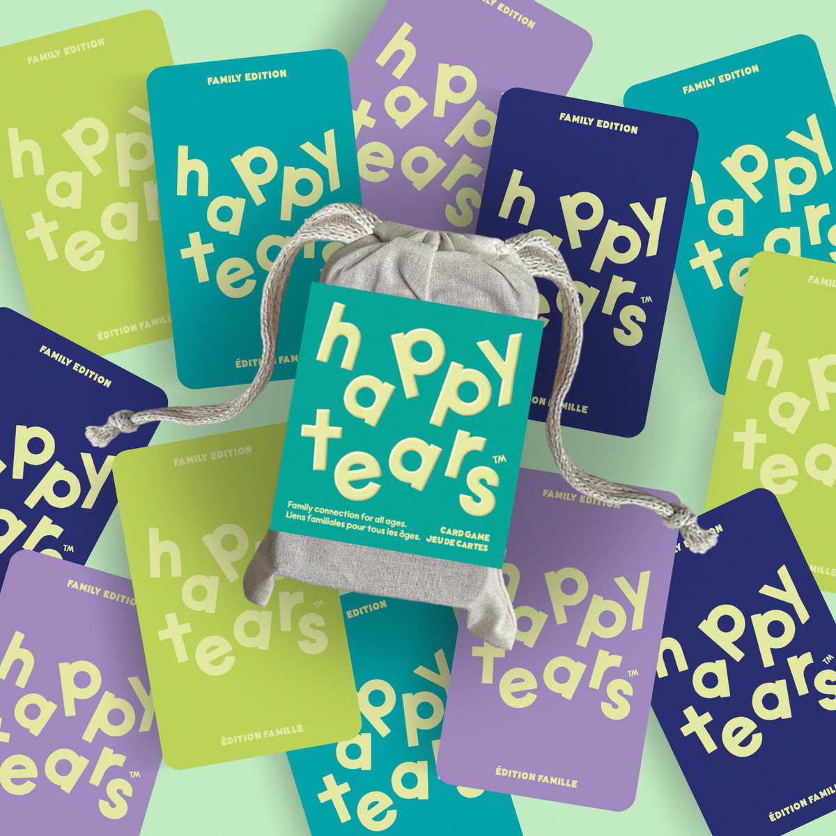 Happy tears: family edition (bilingual conversation cards)
