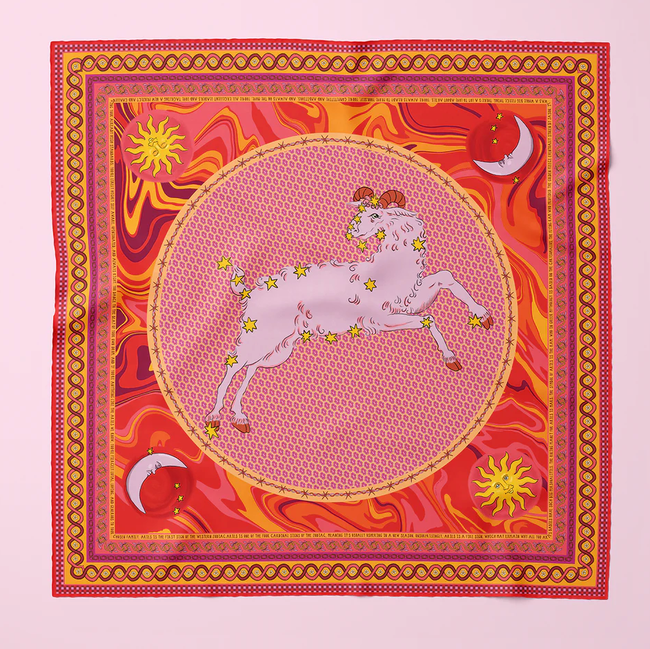 Aries Silk Scarf