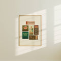 Taurus: Zodiac Vintage Inspired Matchbook Print