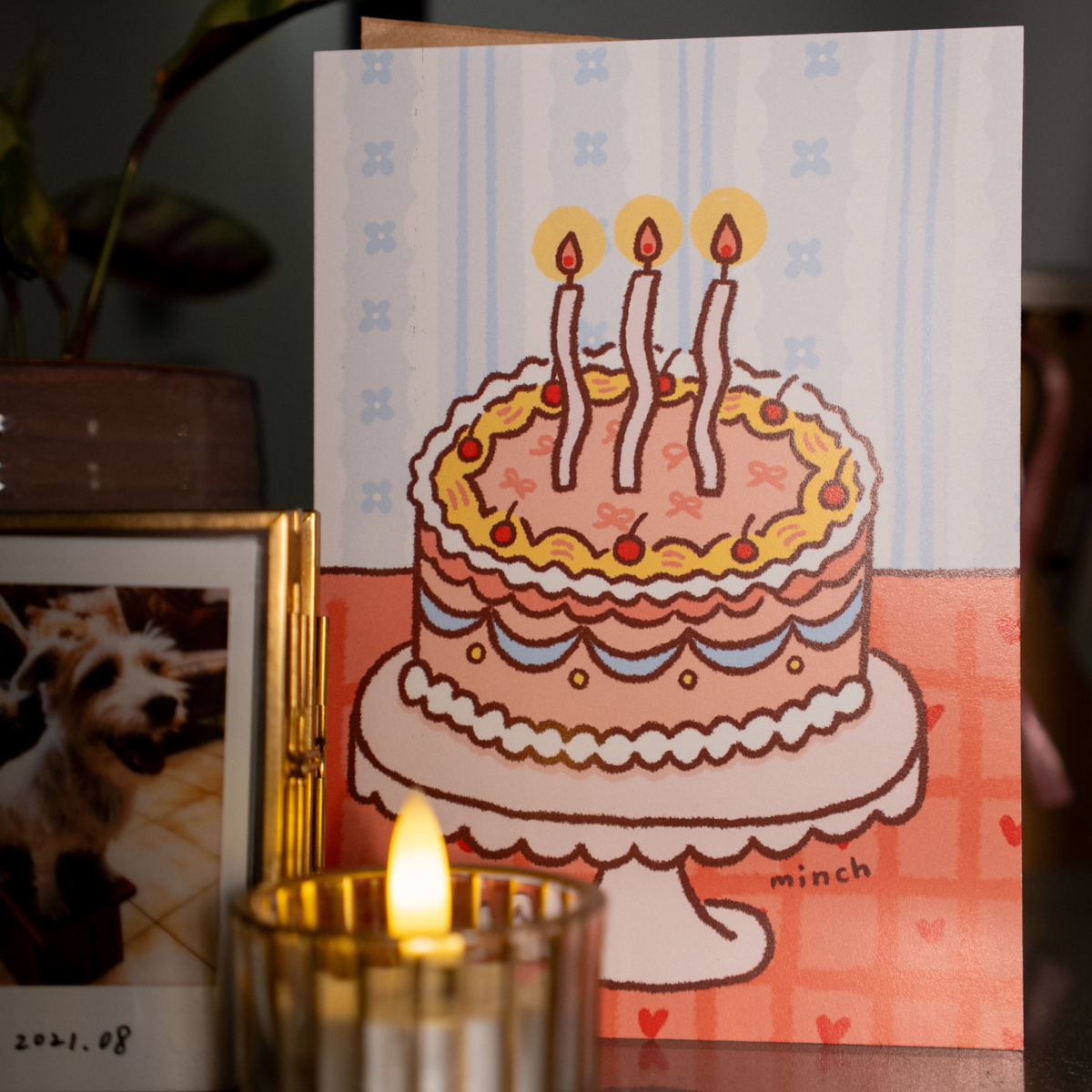 Minch Creates - Decorative Cake Greeting Card