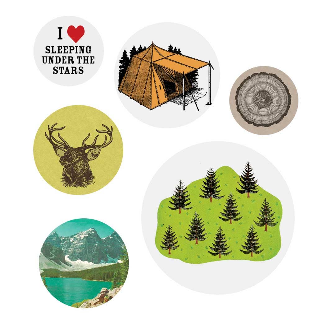 Great Outdoors Button Set