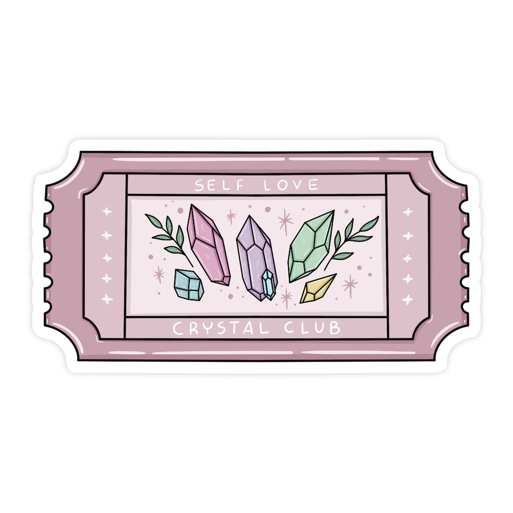 Simple Whimsy - Self Love Crystal Club - Sticker