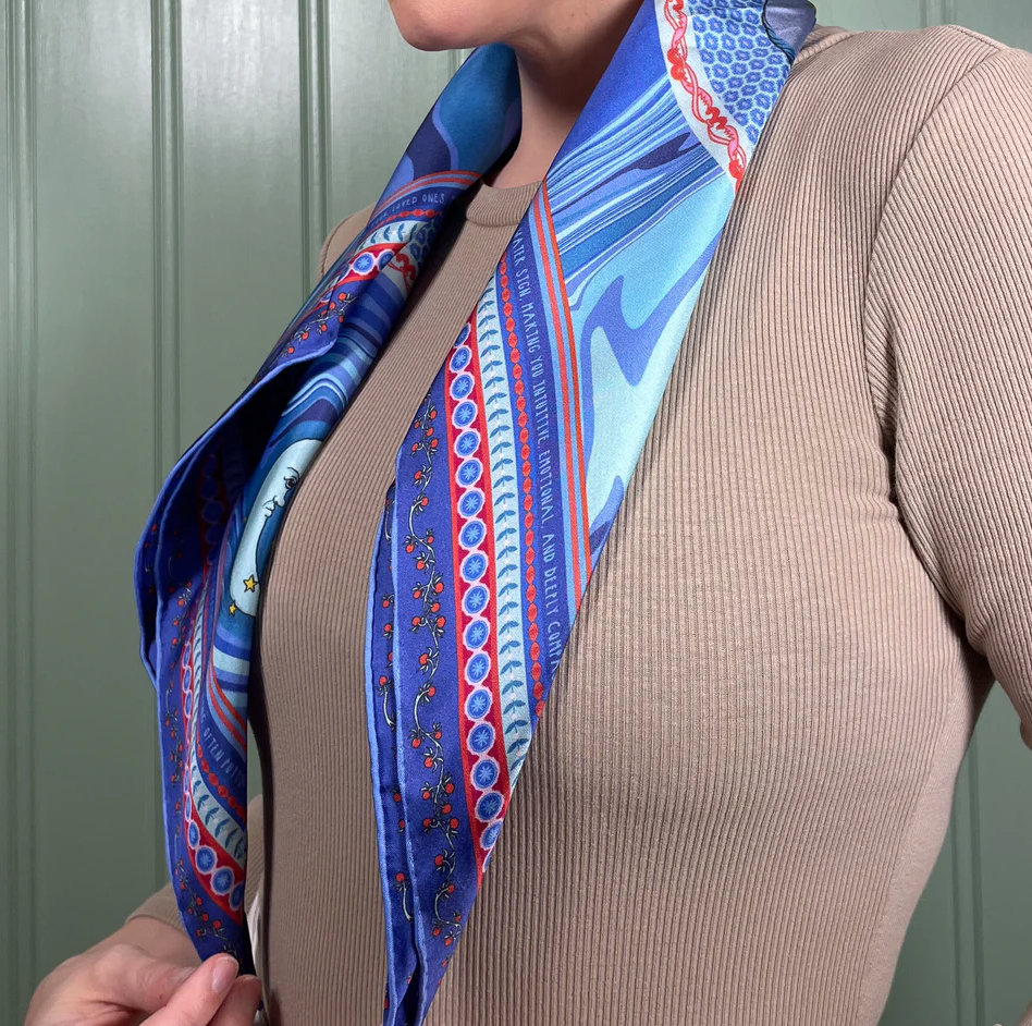 Cancer Silk Scarf