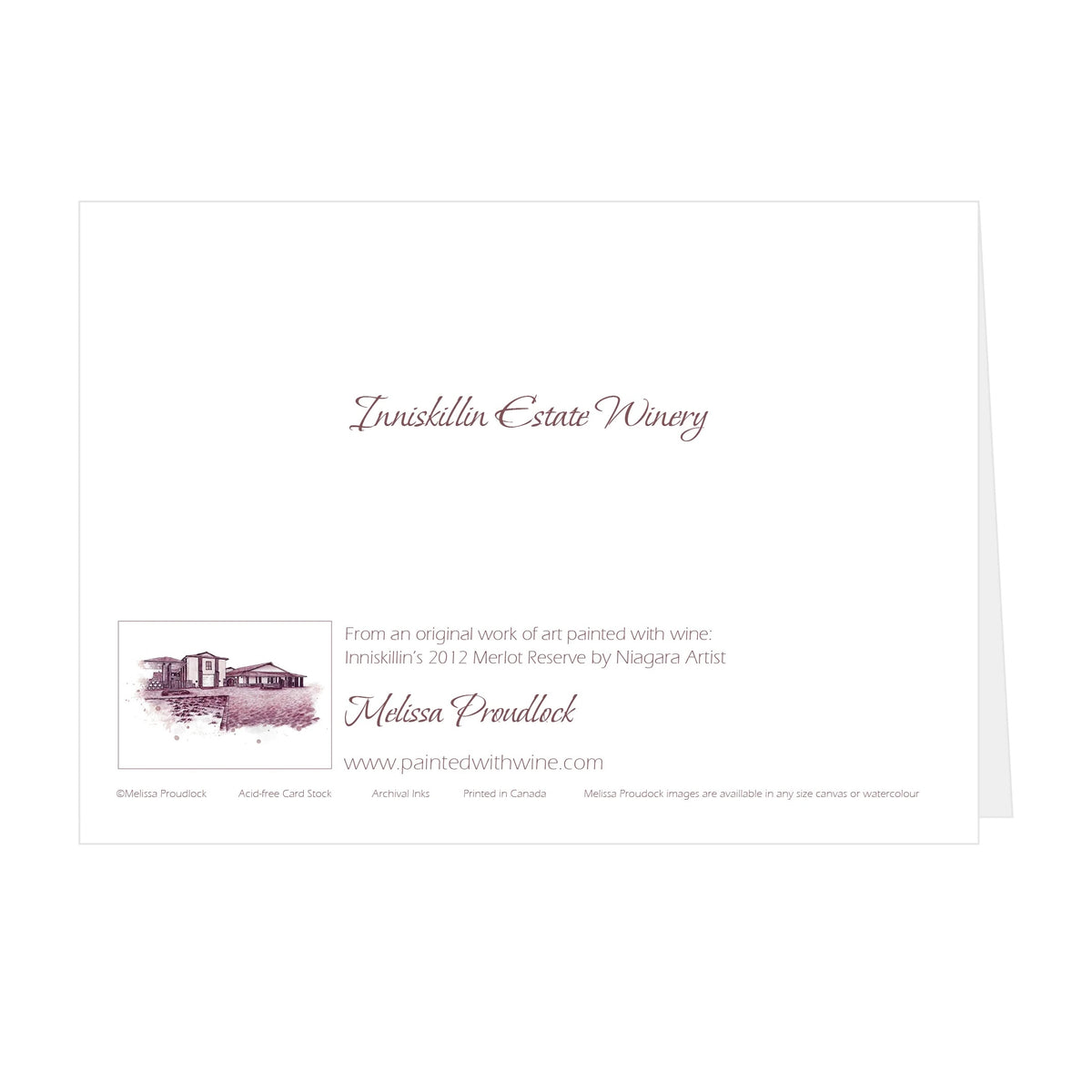 Inniskillin Winery Greeting Card
