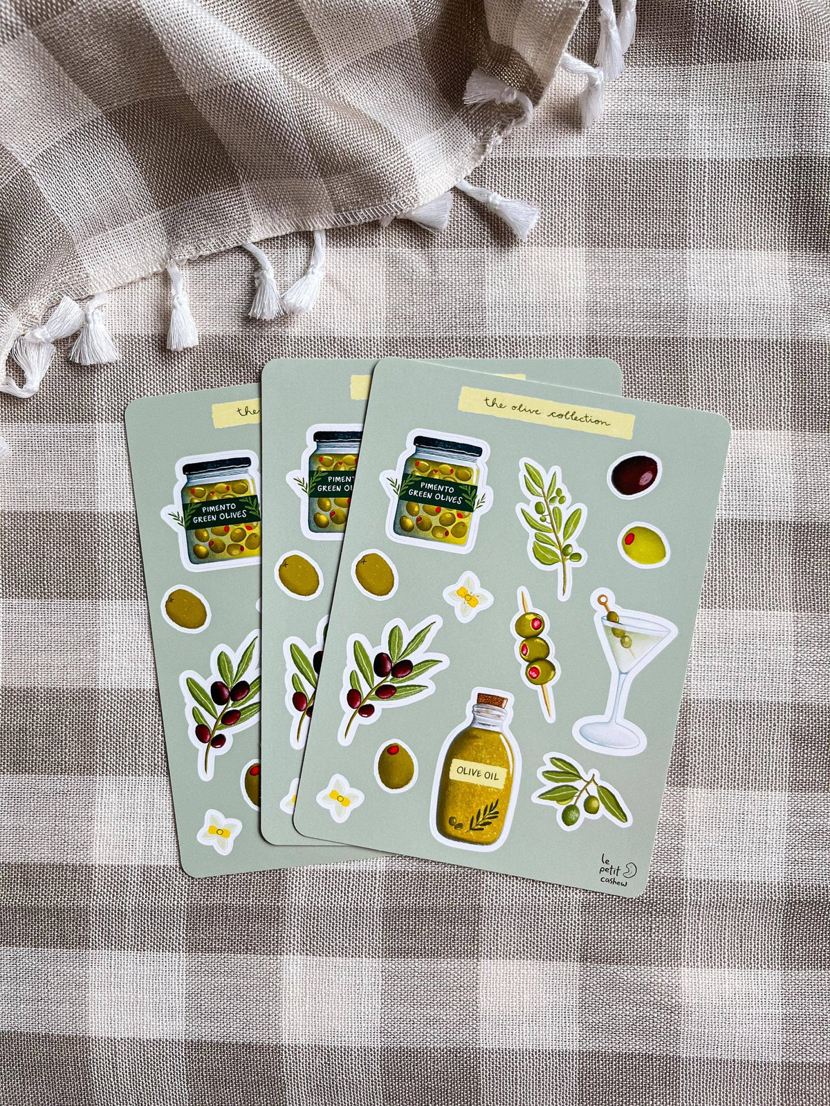 Olive Theme Sticker Sheet