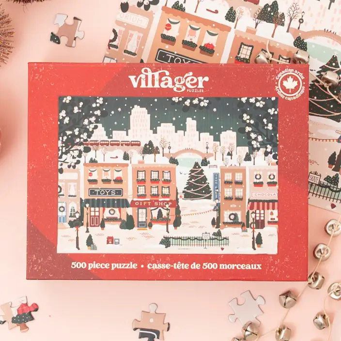 Small Town Holiday | 500-Piece Puzzle | Designed in Canada