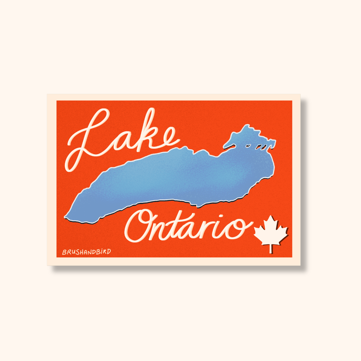 Lake Ontario Sticker | Canada Great Lakes Decal