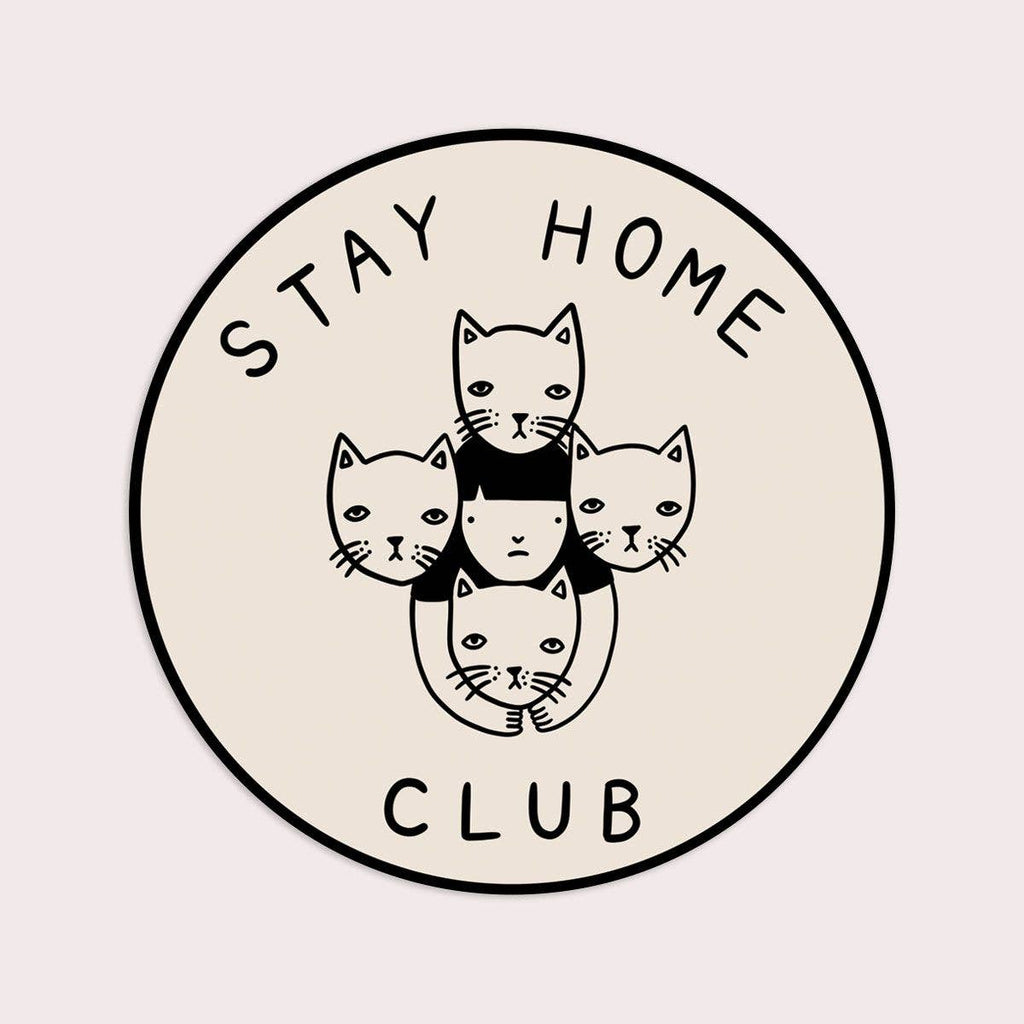 Stay Home Club - Stay Home Club Logo Sticker