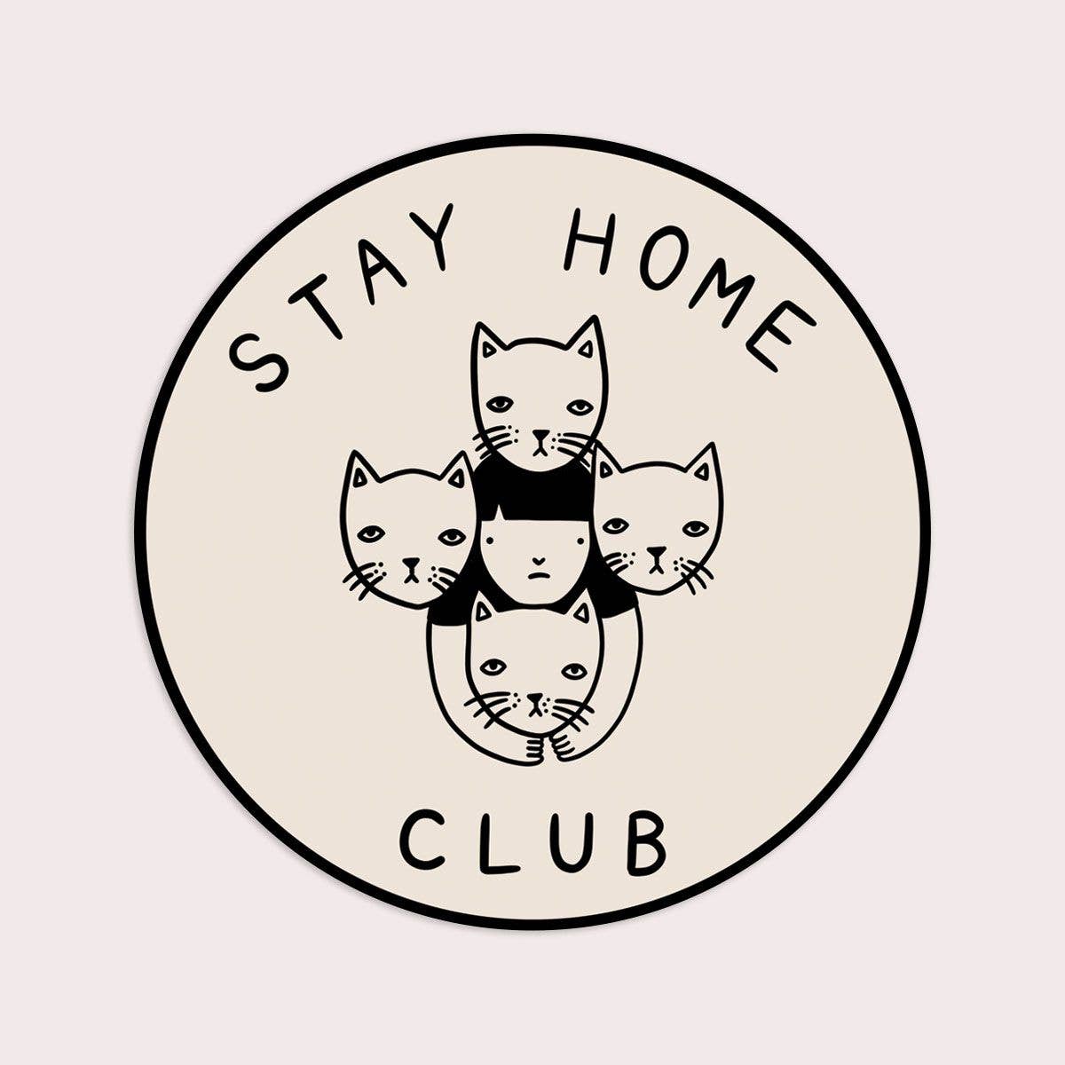 Stay Home Club - Stay Home Club Logo Sticker