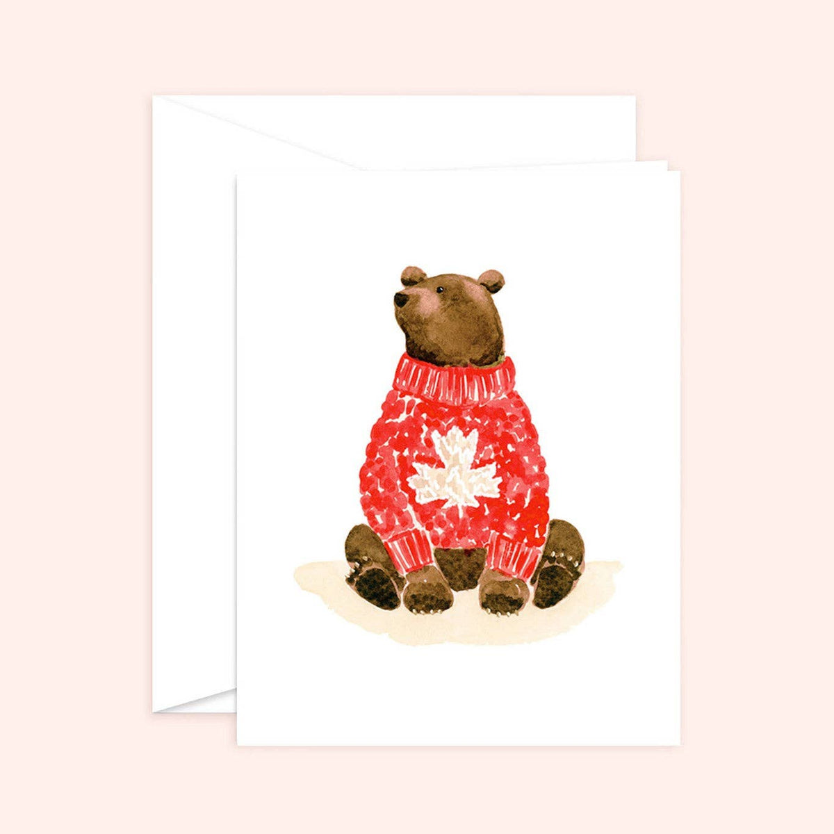 Canadian Grizzly Bear Greeting Card