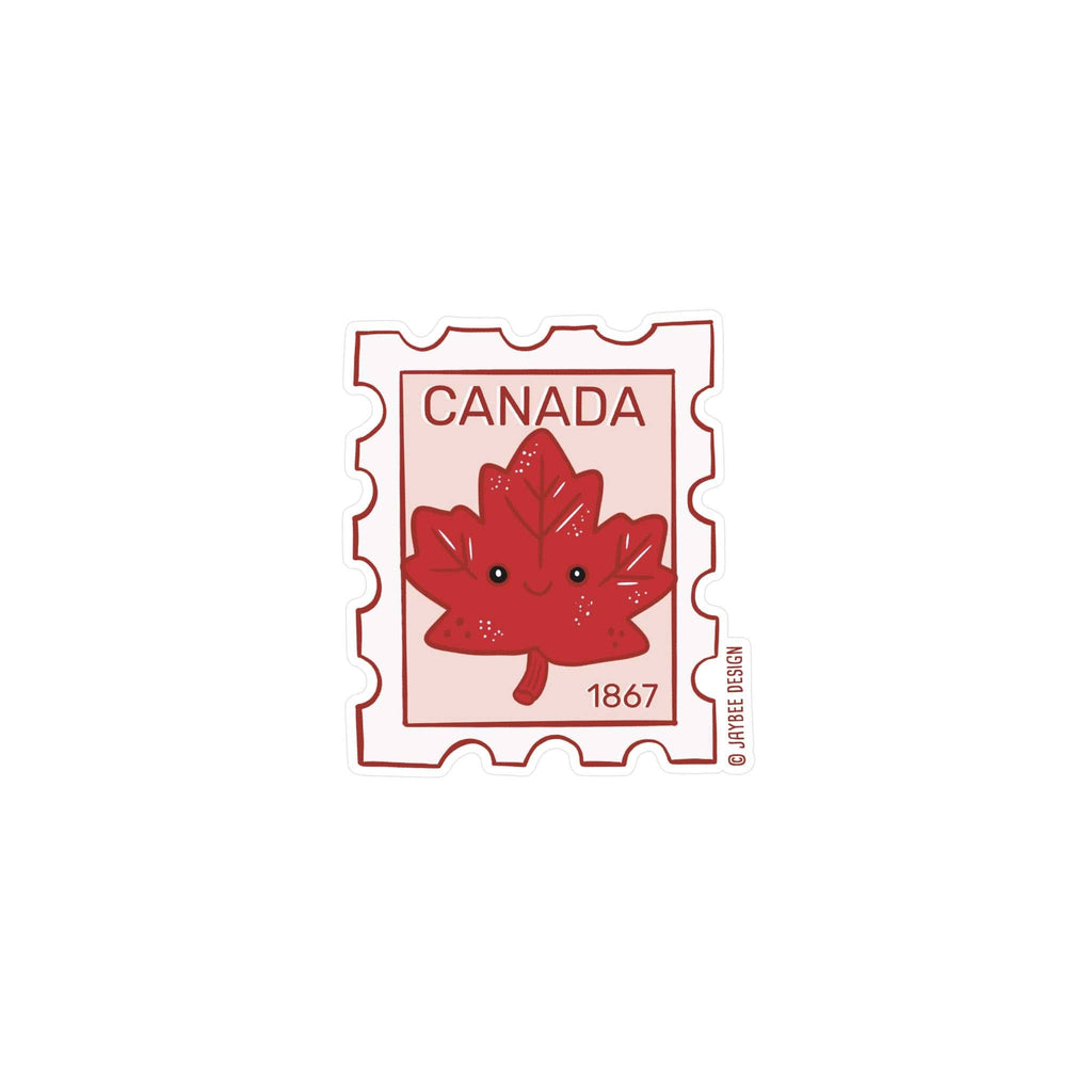 Jaybee Design - Canada Postage Stamp Vinyl Sticker