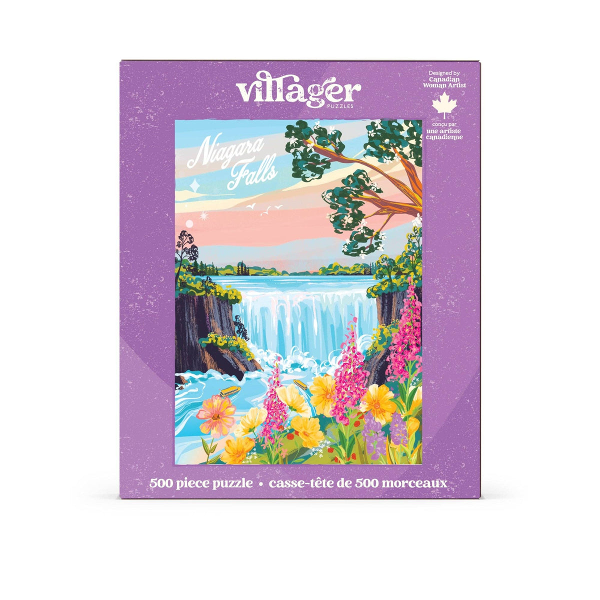 Villager Puzzles - Niagara Falls | 500-Piece Puzzle | Designed in Canada