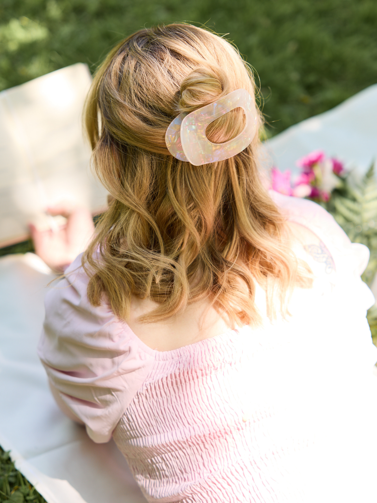 Next Level Flat Clip: Pink Opal