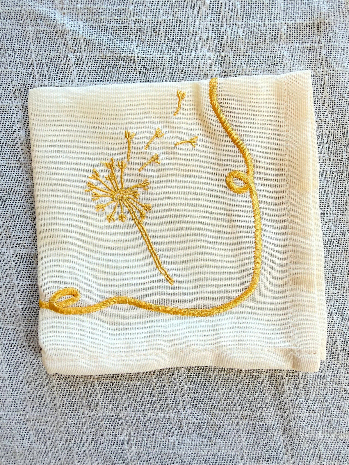 Wish Embroidered Cocktail Napkin Set