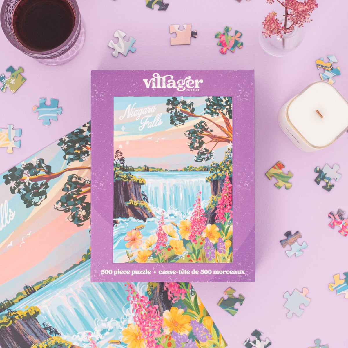 Villager Puzzles - Niagara Falls | 500-Piece Puzzle | Designed in Canada